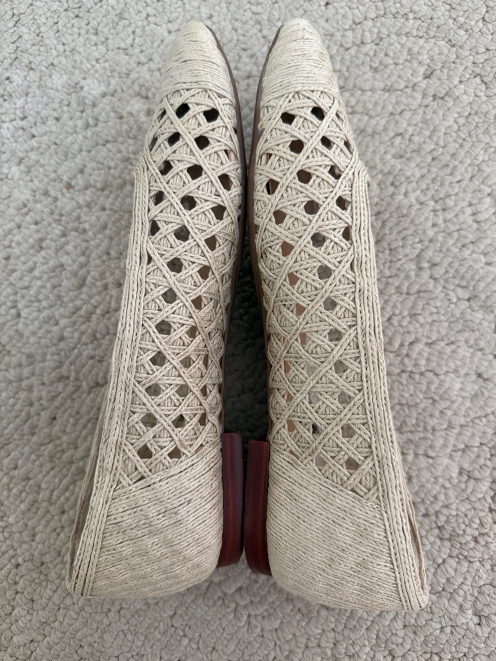 Aerosoles Arno Raffia Ballet Flat Natural Womens size 9 - Picture 10 of 16